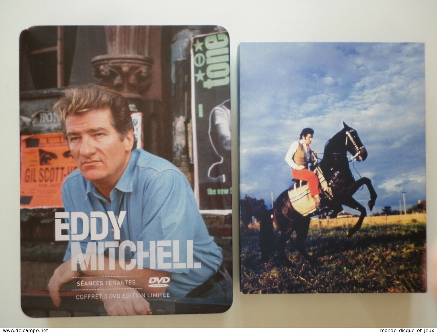 Eddy Mitchell Coffret 3 DVD Boîtier Métal Séances Tenantes - DVD Musicali