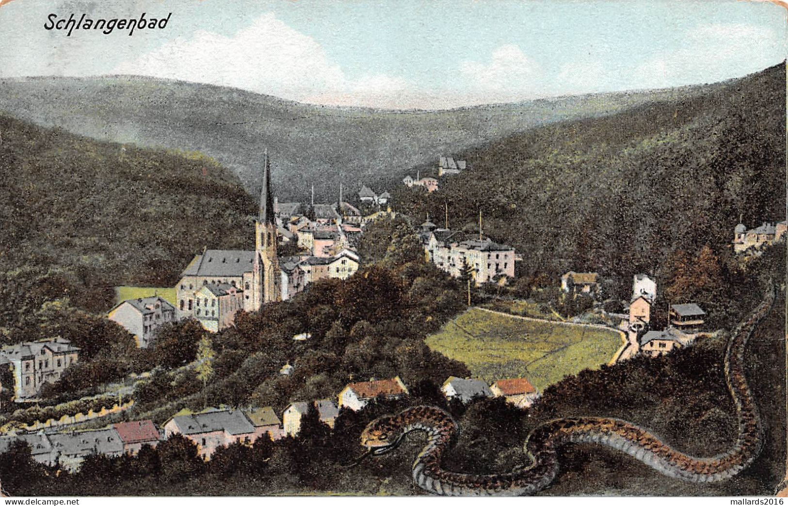 SCHLANGENBAD ~ AN OLD POSTCARD #2318184 - Schlangenbad