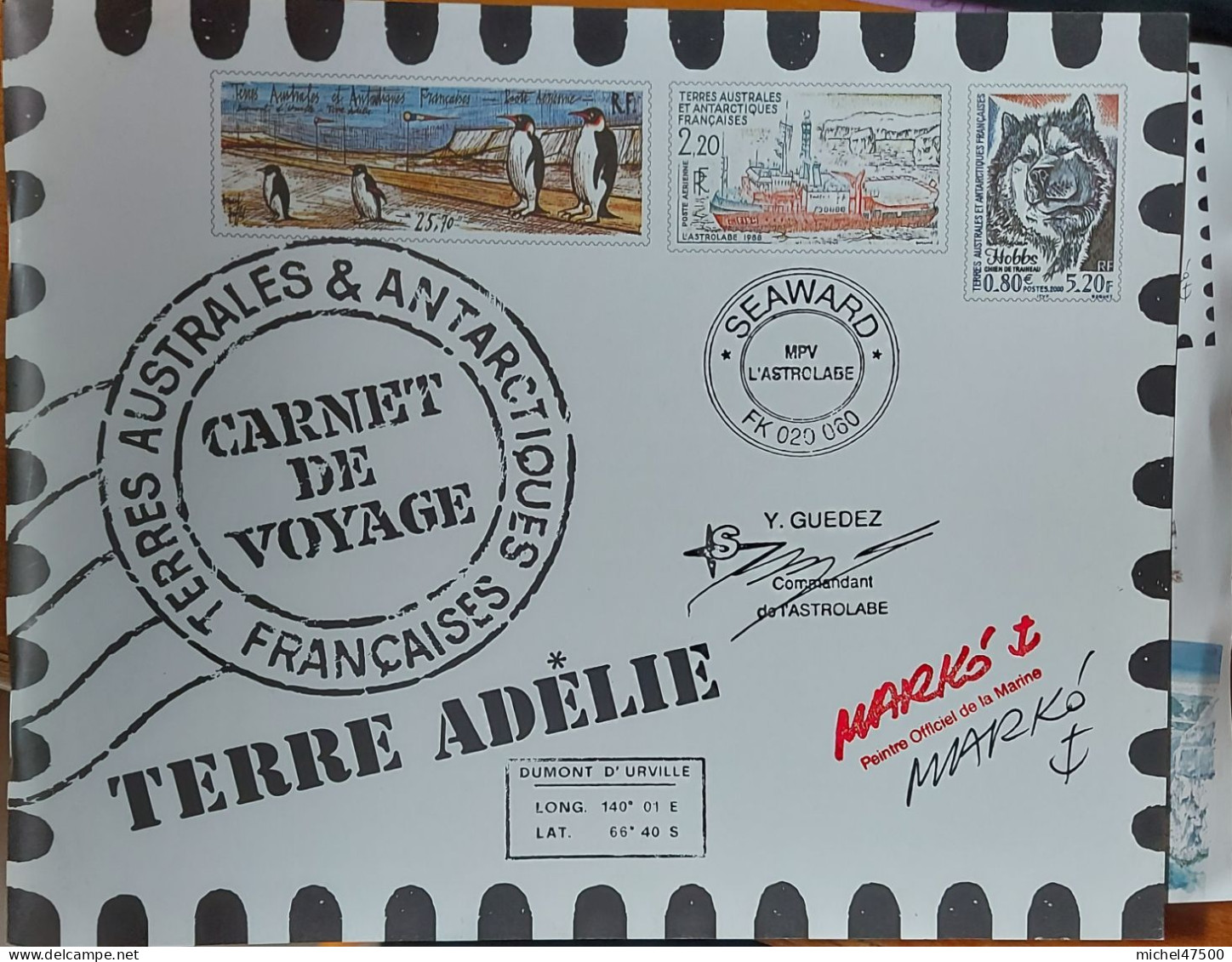 Carnet Terre Adelie 2000 (?) - Carnets