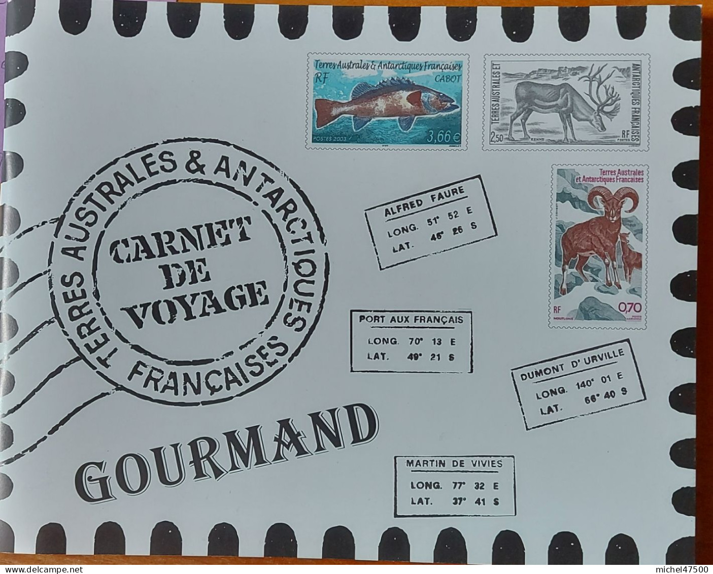 Carnet TAAF GOURMAND - Carnets