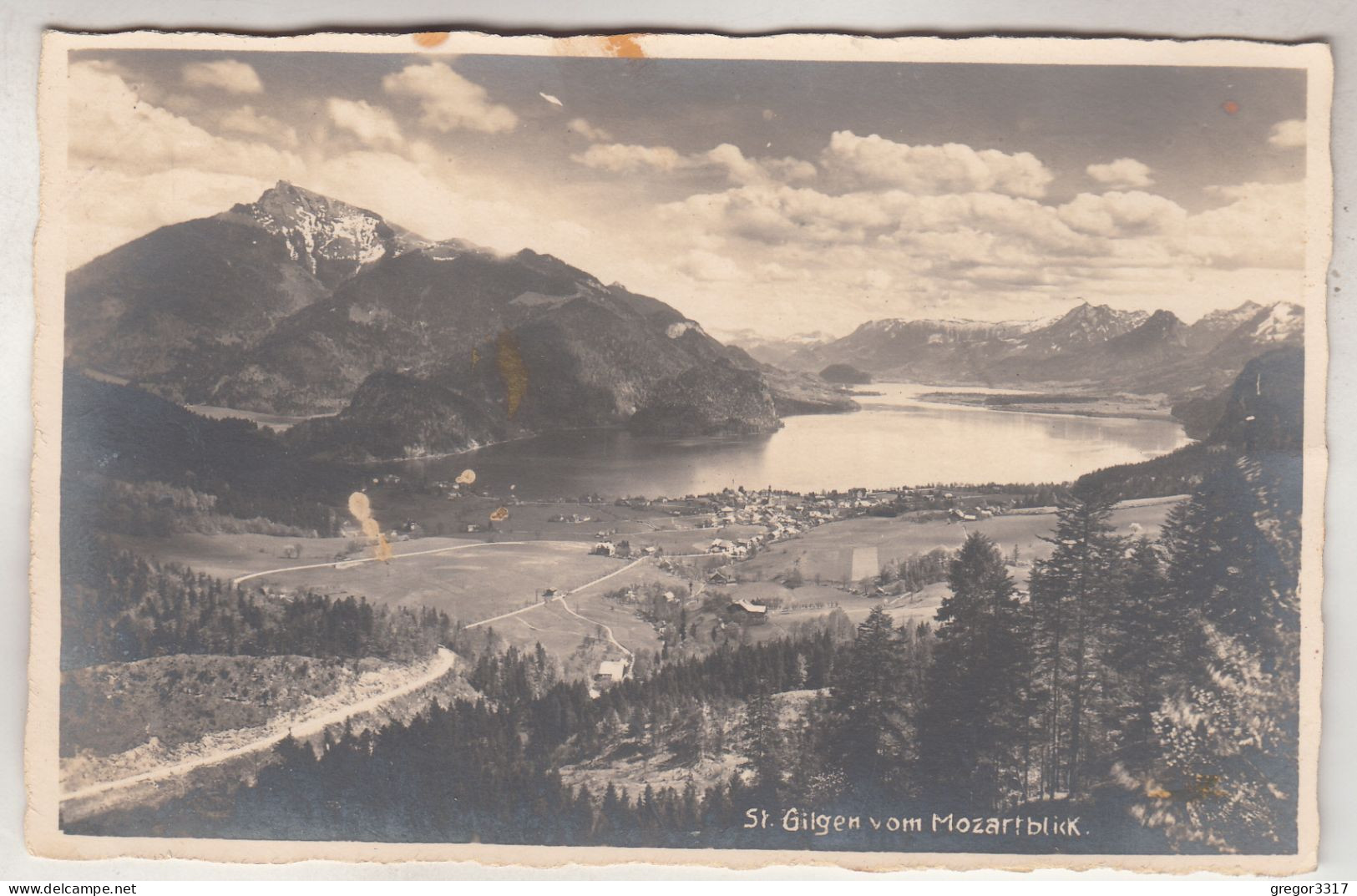 C6957) ST. GILGEN Vom Mozartblick - Sehr Alt - St. Gilgen