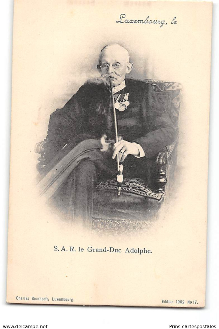 CPA Luxembourg Le Grand Duc Adolphe - Famiglia Reale