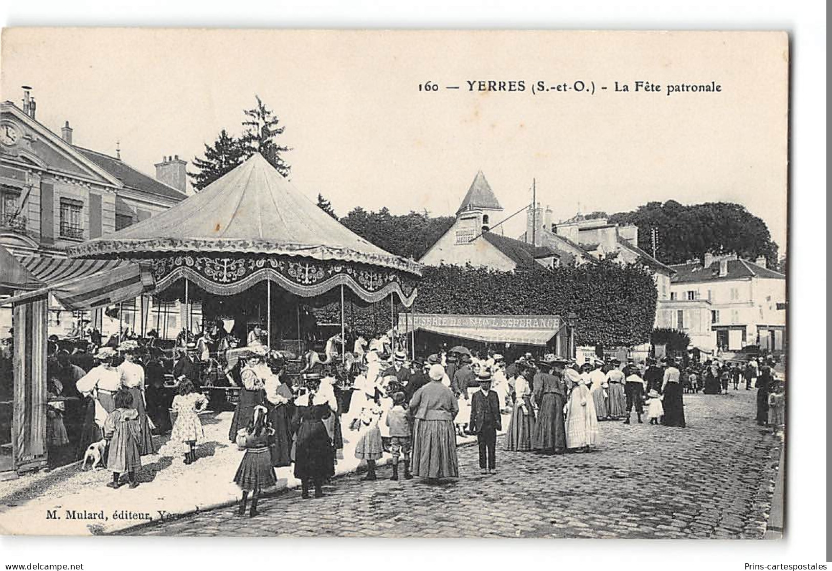 CPA 91 Yerres La Fête Patronale Le Manege - Yerres