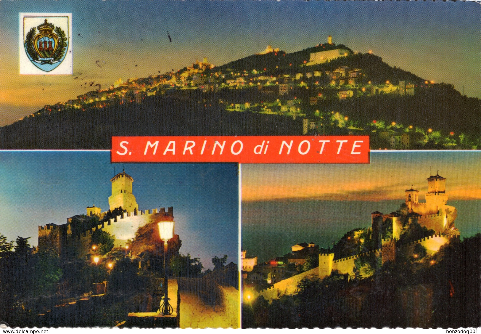 Republic Of San Marino At Night Multiview - San Marino