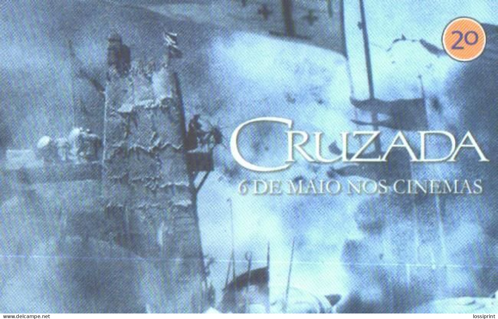 Brazil:Brasil:Used Phonecard, Anatel Telefonica, 20 Units, Movie Cruzada Advertising, 2005 - Brasilien