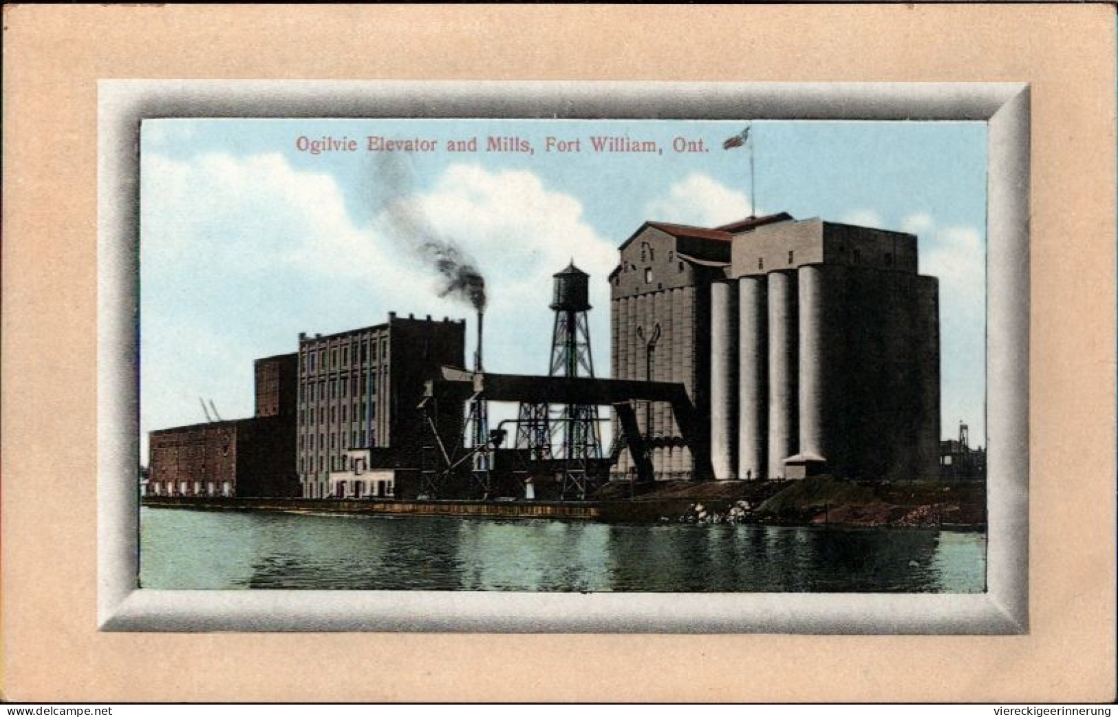 ! Alte Ansichtskarte Fort William, Ogilvie Elevator And Mills, Ontario, Kanada, Canada - Altri & Non Classificati