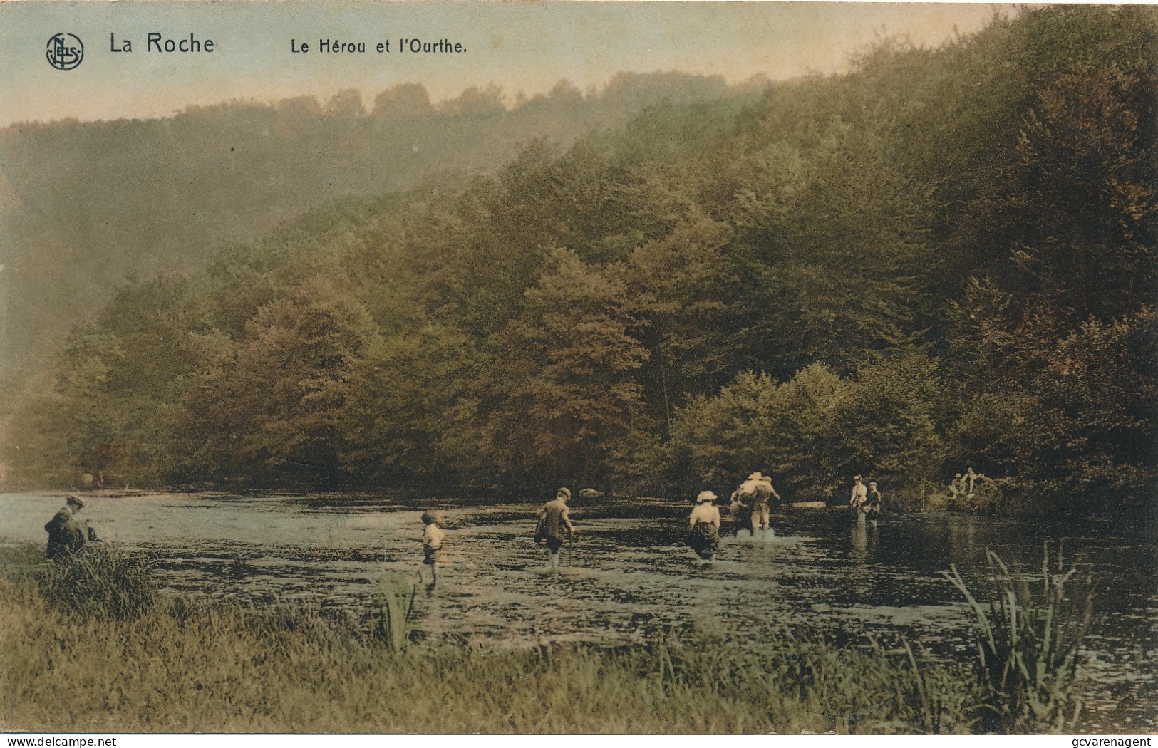 LA ROCHE  LE HEROU ET L'OURTHE    KLEUR      ZIE SCANS - La-Roche-en-Ardenne