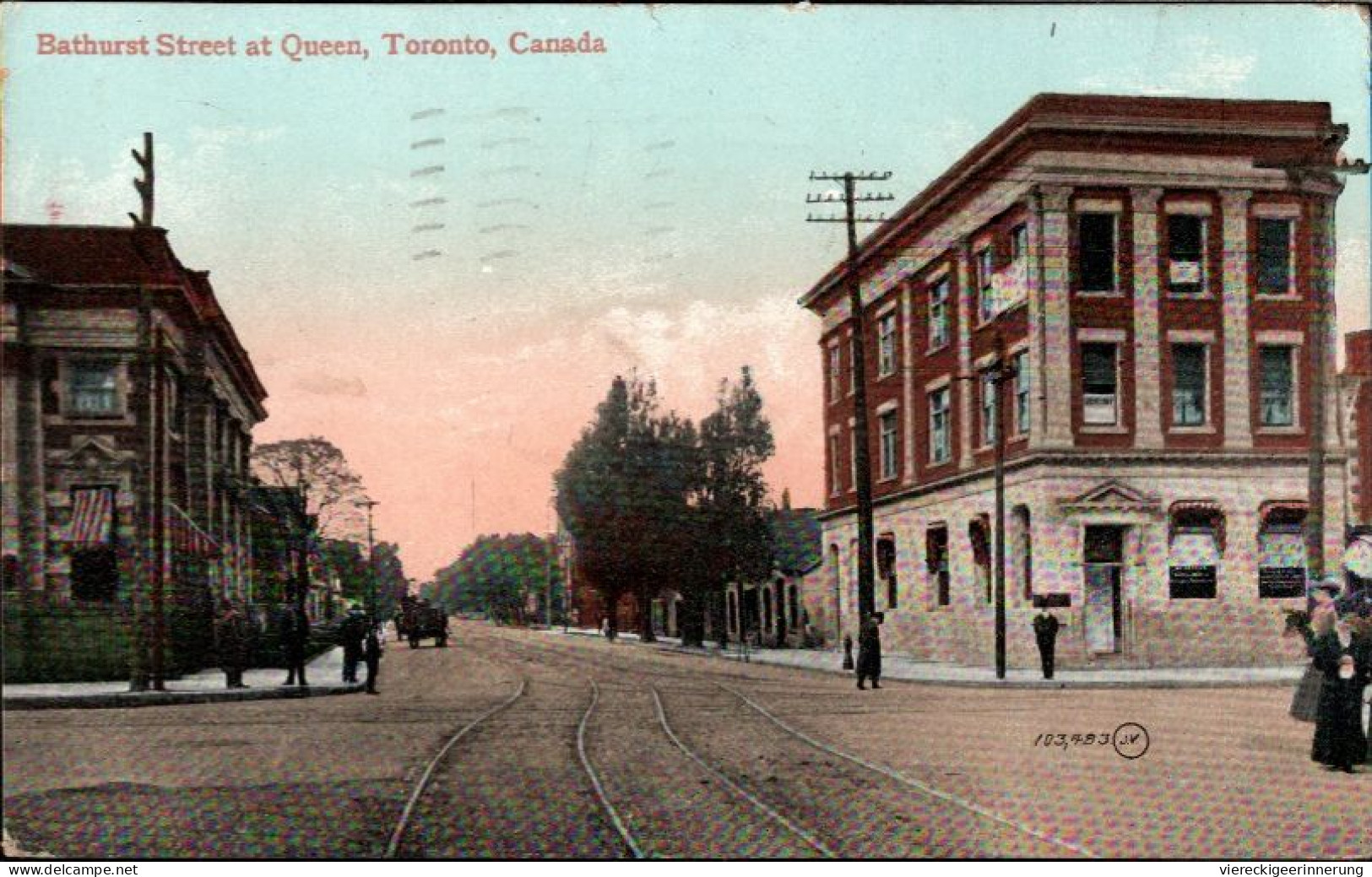 ! 1910 Alte Ansichtskarte Toronto, Bathurst Street, Tramway, Ontario, Kanada, Canada - Toronto