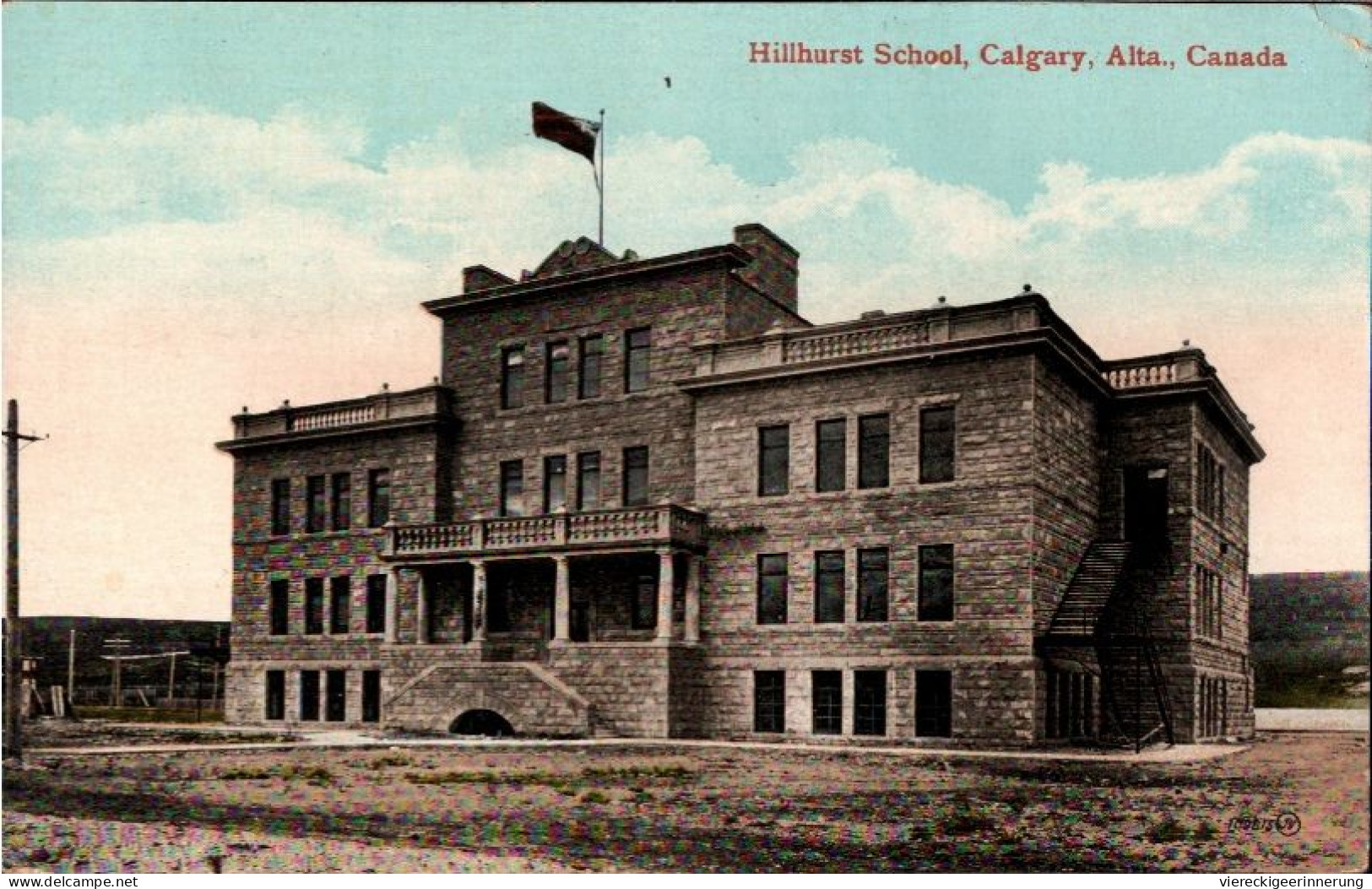 ! Alte Ansichtskarte Calgary, Hillhurst School, Kanada, Canada - Calgary