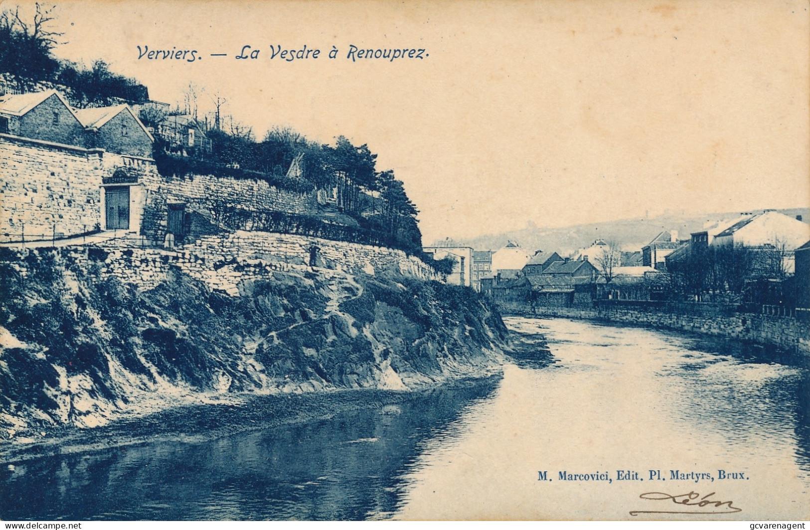 VERVIERS    LA VESDRE A RENOUPREZ      ZIE SCANS - Verviers