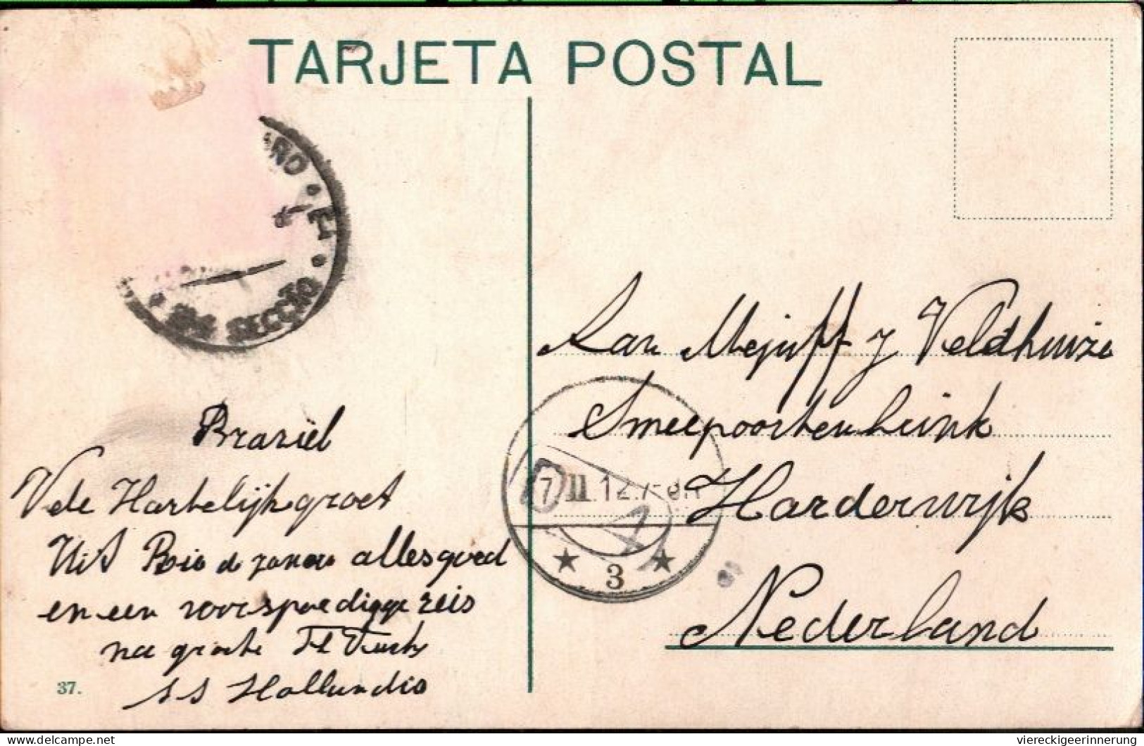 ! 1912 Alte Ansichtskarte Buenos Aires, Calle Victoria, Argentinien - Argentina