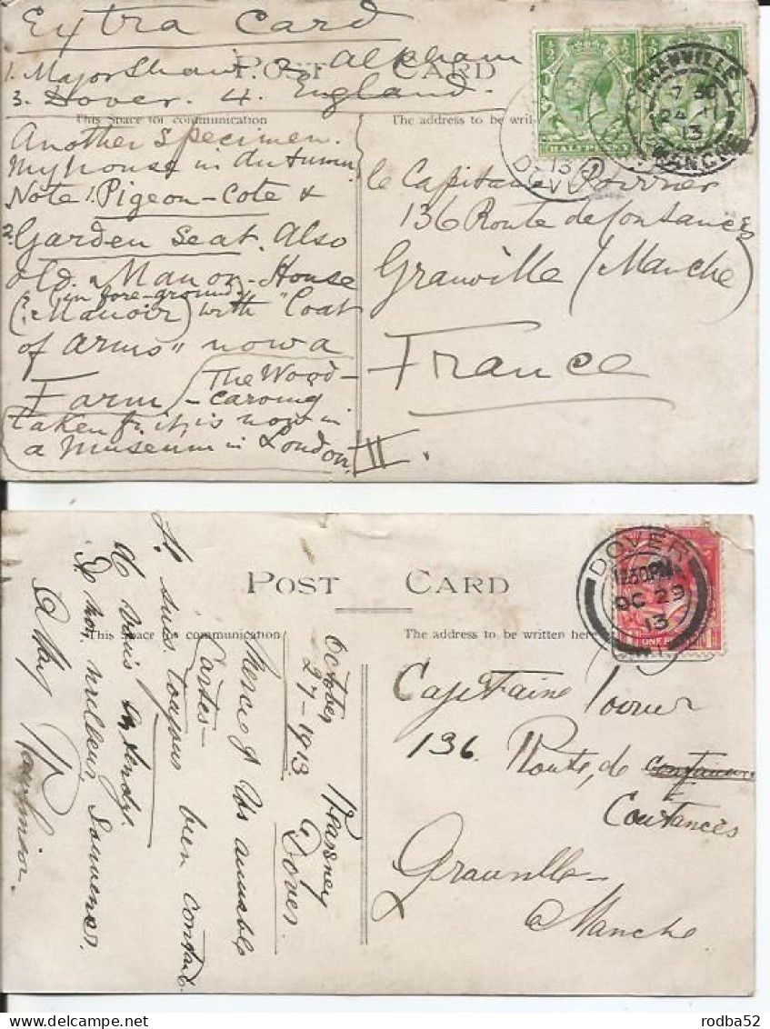 Lot De 2 Carte Photo - - United Kingdom - Kent - - Dover - Alkham ?? Rawlinson - Dover