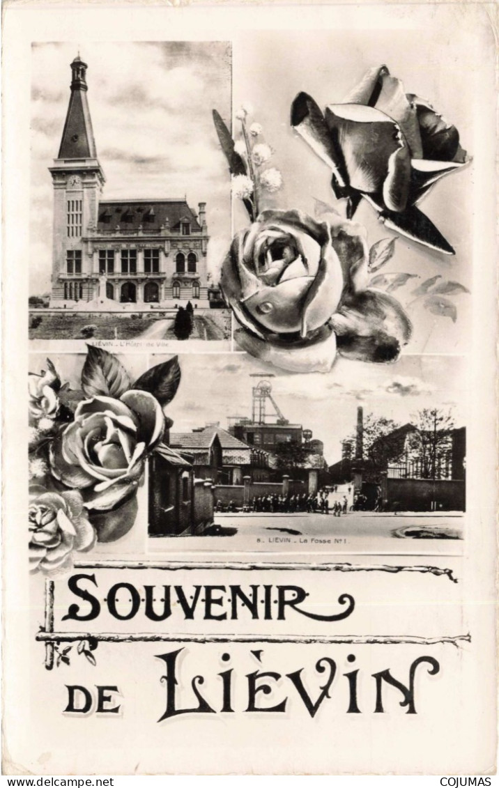 62 - LIEVIN - S13148 - Souvenir - Hôtel De Ville - La Fosse N°1 - L1 - Lievin
