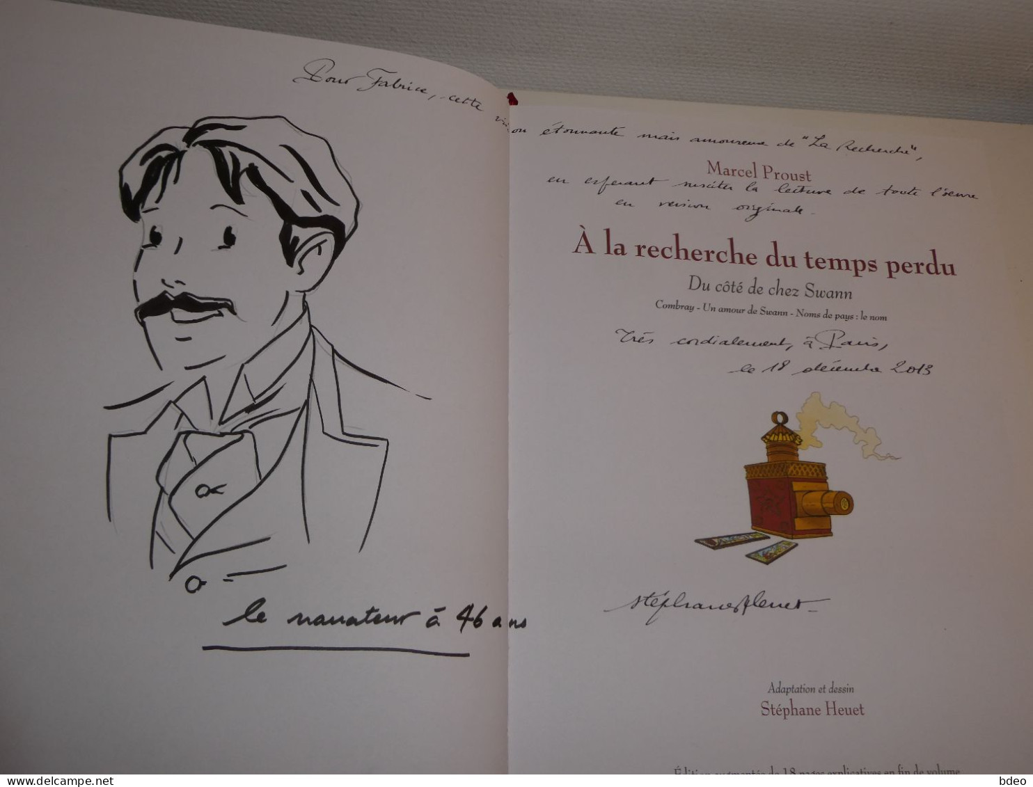 EO INTEGRALE DU COTE DE CHEZ SWAN + DEDICACE/  A LA RECHERCHE DU TEMPS PERDU - Autographs