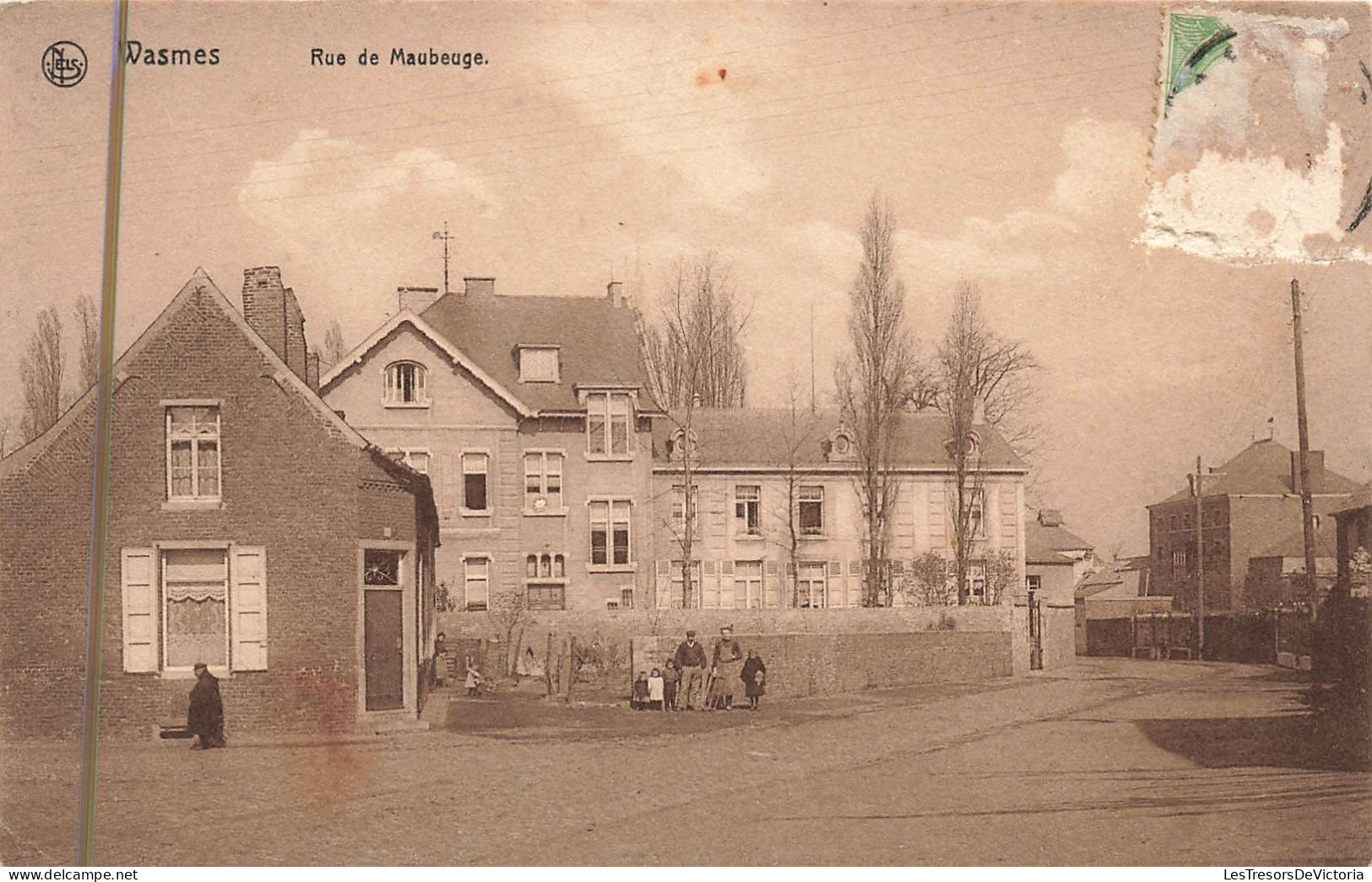 Belgique - Wasmes - Rue De Maubeuge - Edit. F. Nazet Musin - Nels -  Carte Postale Ancienne - Mons