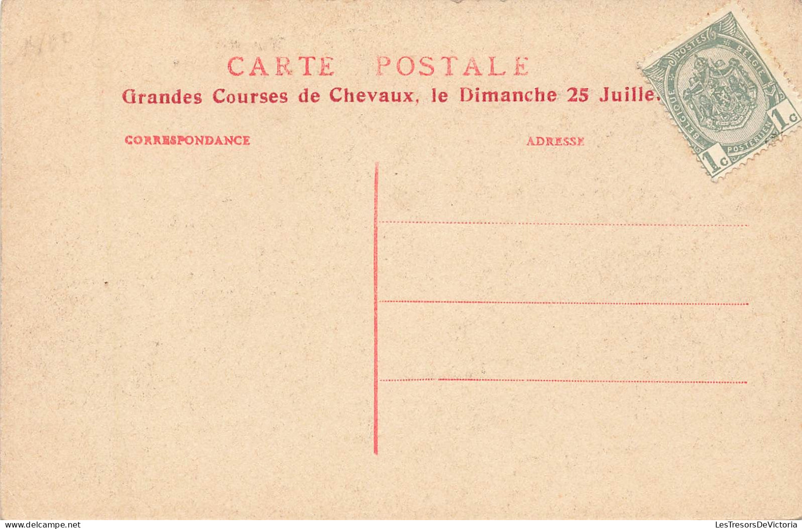 Belgique - Waremme - Courses Hippique - Concours D'attelages - Dumont - Animé -  Carte Postale Ancienne - Waremme