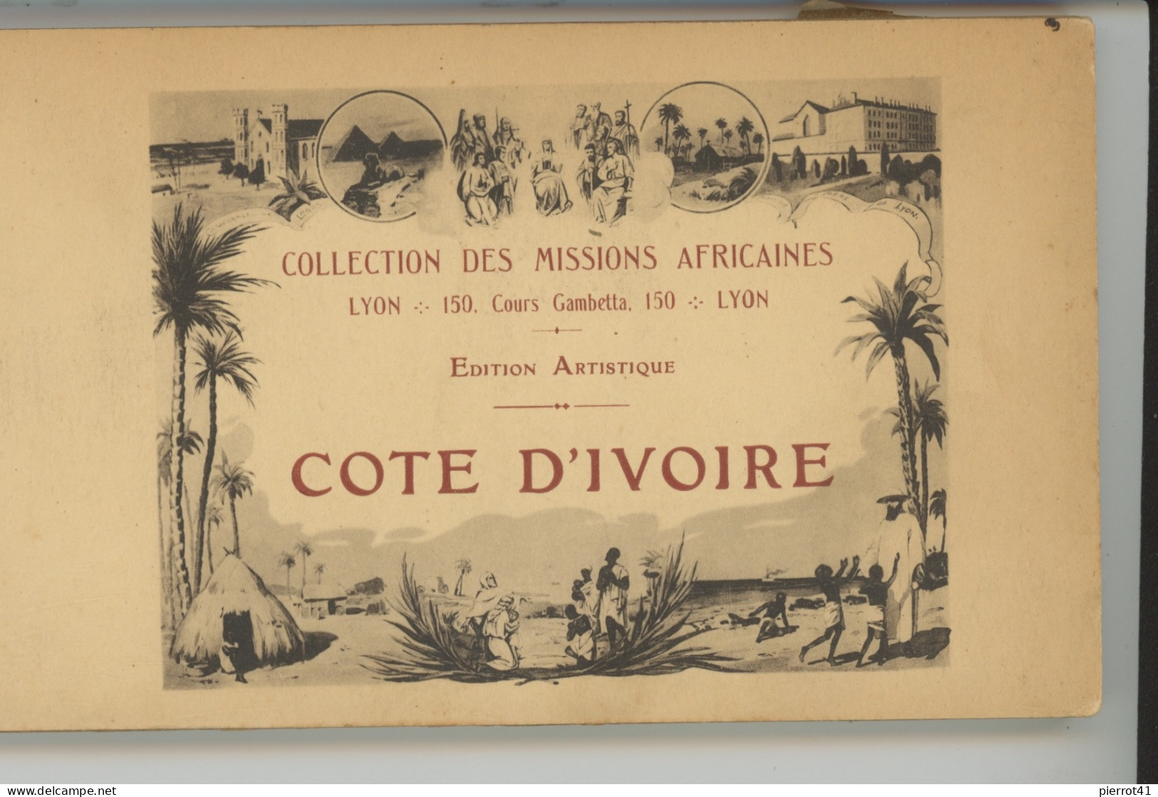 AFRIQUE - COLLECTION DES MISSIONS AFRICAINES - LYON - COTE D'IVOIRE - Carnet Complet De 20 CPA En Parfait état - Missions