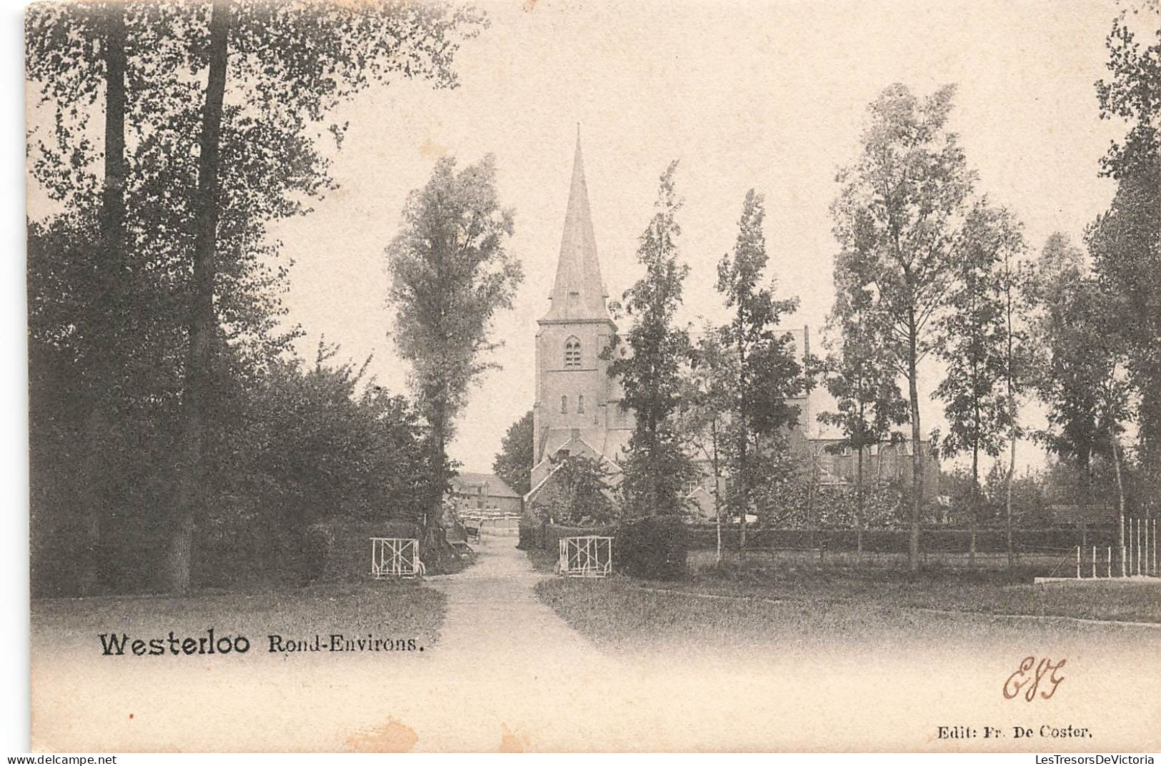 Belgique - Westerloo - Rond Environs - Edit. Fr De Coster - Clocher -  Carte Postale Ancienne - Turnhout