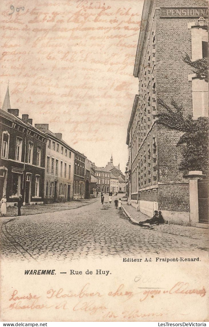 Belgique - Waremme - Rue De Huy - Editeur Ad Fraipont Renard - Animé - Carte Postale Ancienne - Borgworm