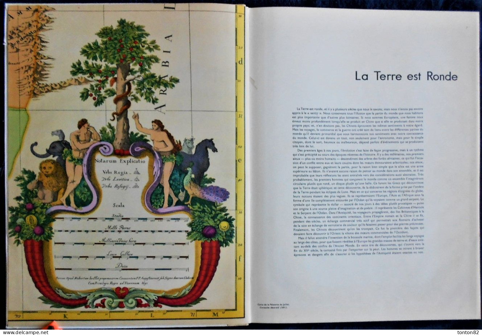 LA TERRE EST RONDE - GRAND ATLAS ILLUSTRÉ - Éditions Du Pont Royal - ( 1958 ) . - Maps/Atlas