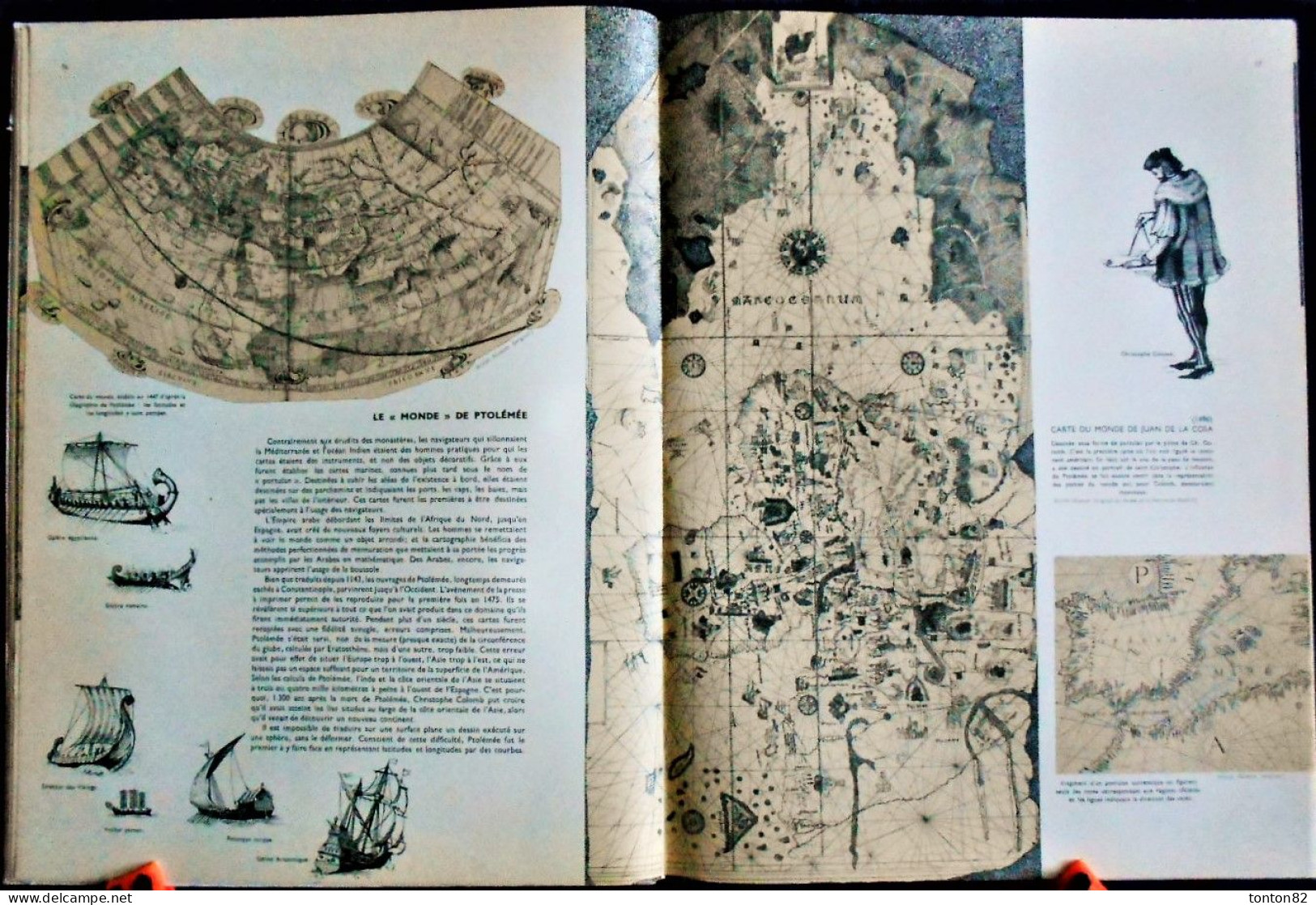 LA TERRE EST RONDE - GRAND ATLAS ILLUSTRÉ - Éditions du Pont Royal - ( 1958 ) .