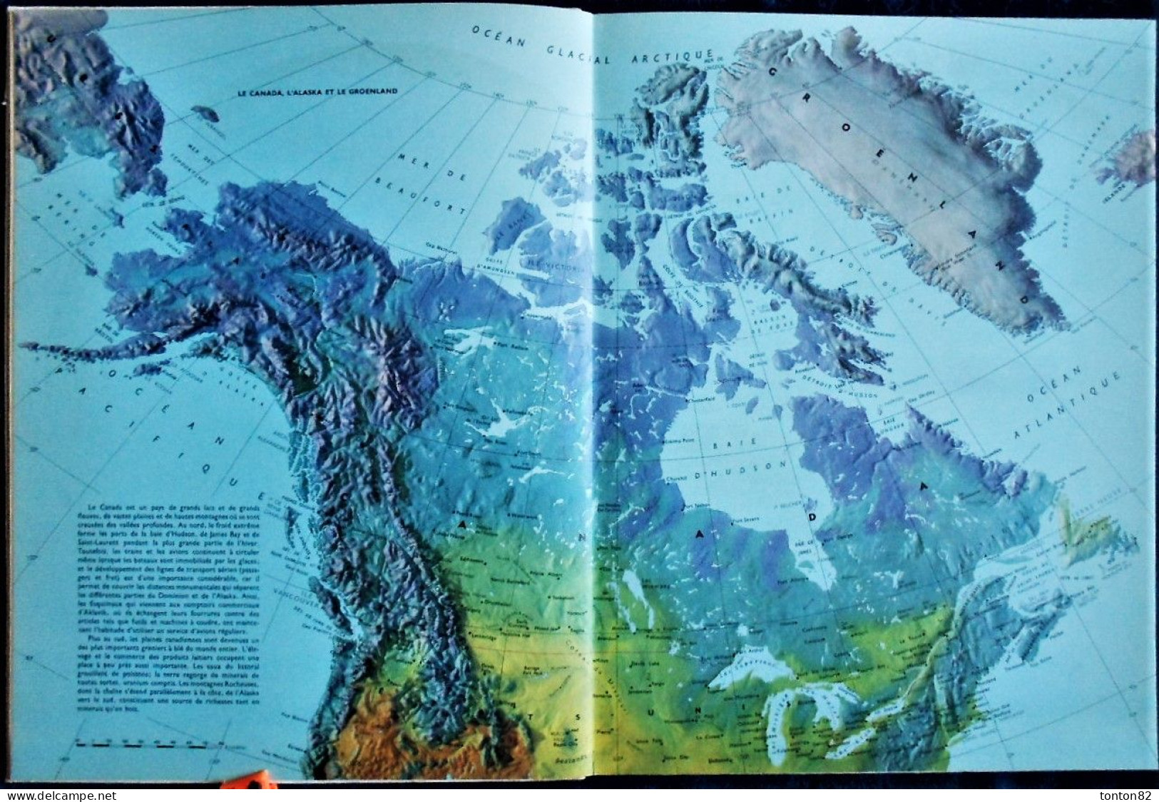 LA TERRE EST RONDE - GRAND ATLAS ILLUSTRÉ - Éditions du Pont Royal - ( 1958 ) .