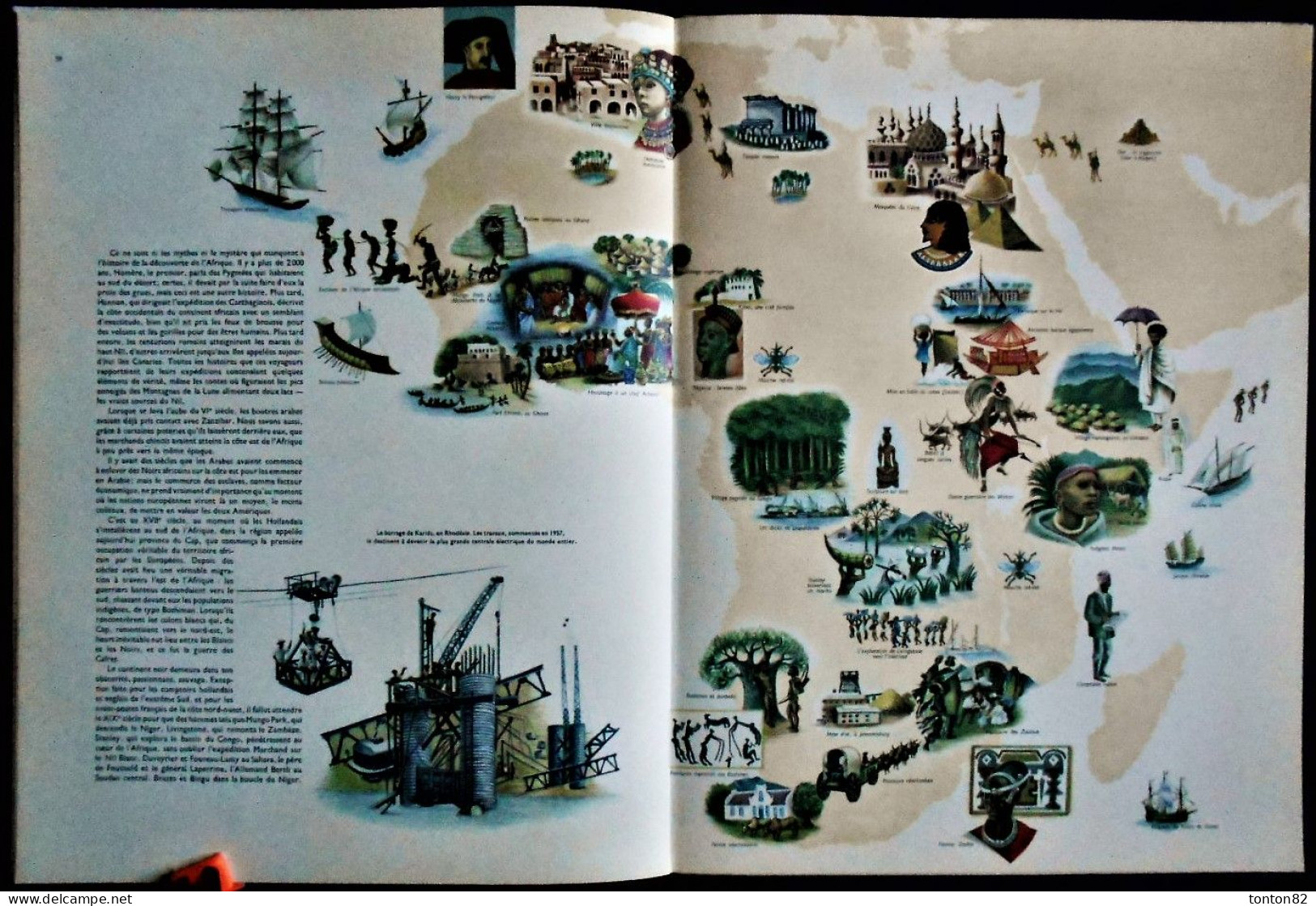 LA TERRE EST RONDE - GRAND ATLAS ILLUSTRÉ - Éditions du Pont Royal - ( 1958 ) .