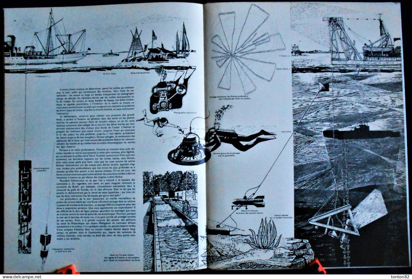 LA TERRE EST RONDE - GRAND ATLAS ILLUSTRÉ - Éditions du Pont Royal - ( 1958 ) .