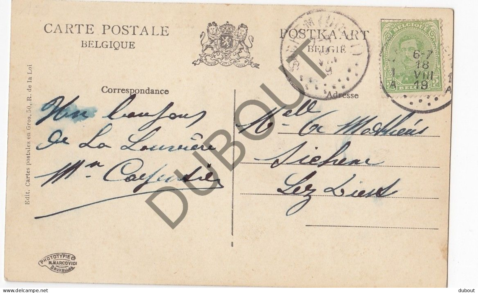 Postkaart/Carte Postale - La Louvière - Kiosque (C3055) - La Louvière