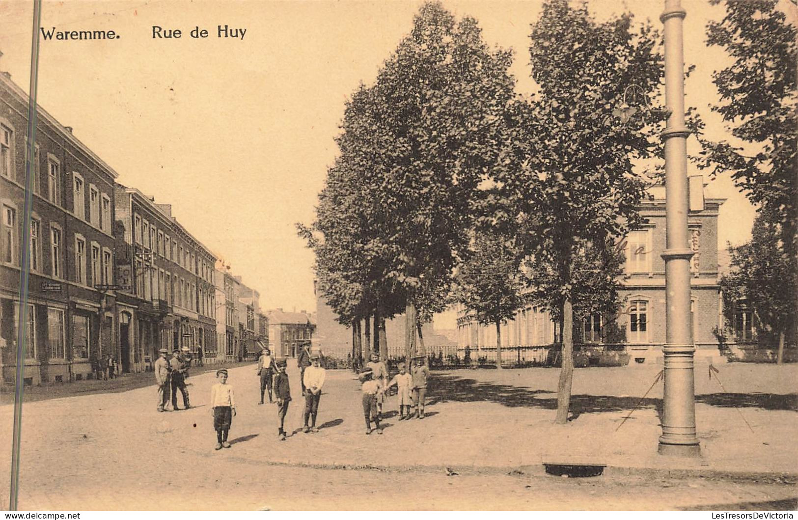 Belgique - Waremme - Rue De Huy - Edit. Jeanne - Animé - Carte Postale Ancienne - Waremme