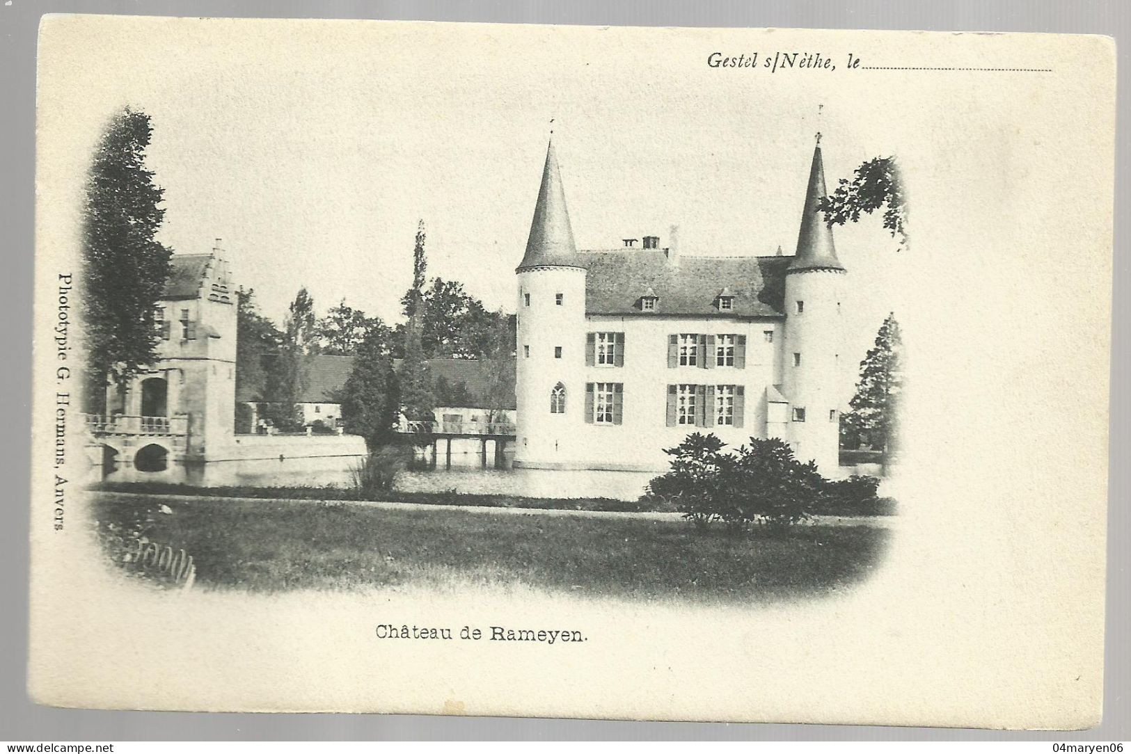 ***  GESTEL S / Nèthe  ***  -  Château De Rameyen   -  Zie / Voir Scan's - Berlaar