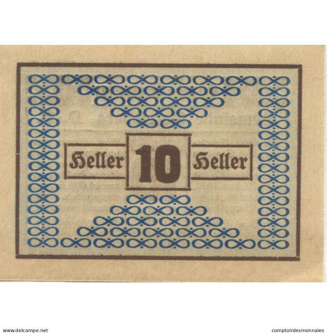 Billet, Autriche, Geretsberg, 10 Heller, Texte 1920-11-30, SPL Mehl:FS 231a - Autriche