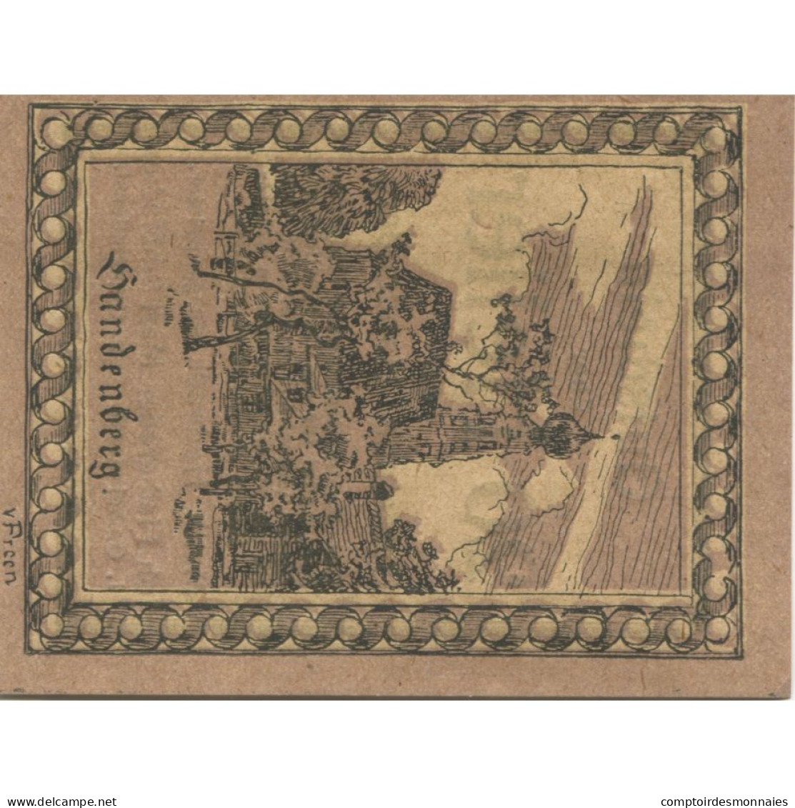 Billet, Autriche, Handenberg, 20 Heller, Village 1920-10-31, SPL, Mehl:FS 347a - Autriche