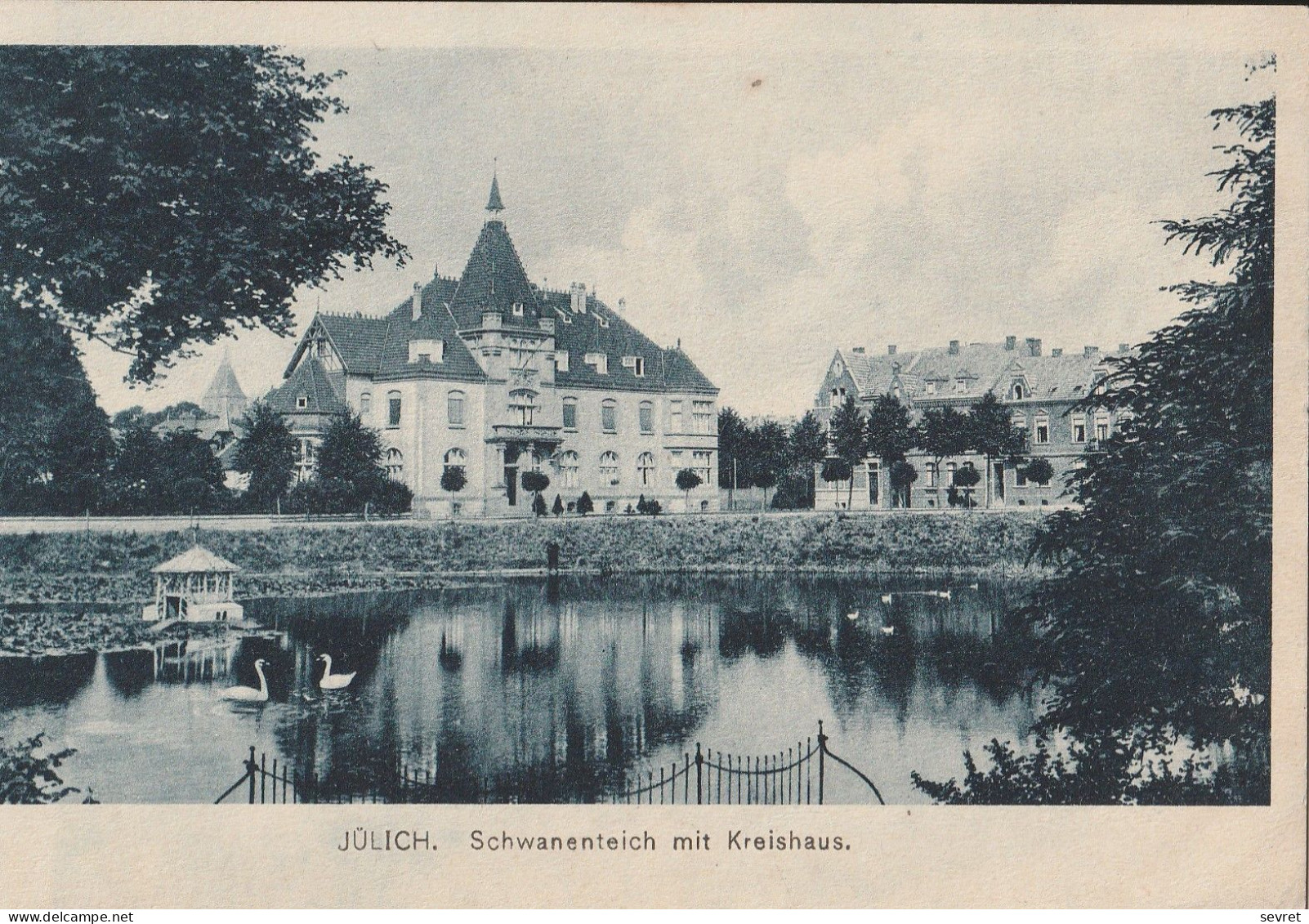 JÜLICH. - Schwanenteich Mit Kreishaus - Jülich
