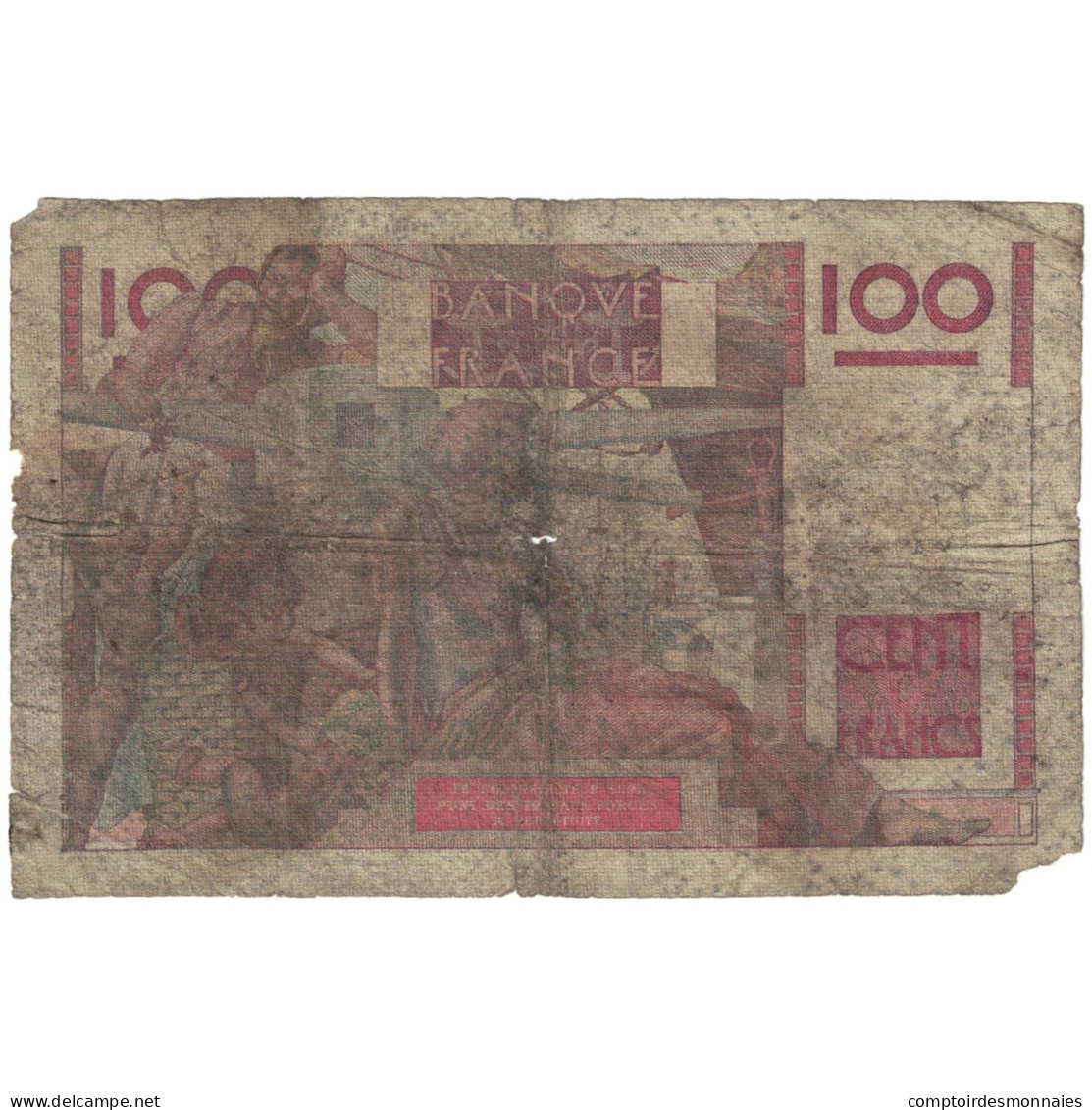 100 Francs Type Jeune Paysan - 100 F 1945-1954 ''Jeune Paysan''