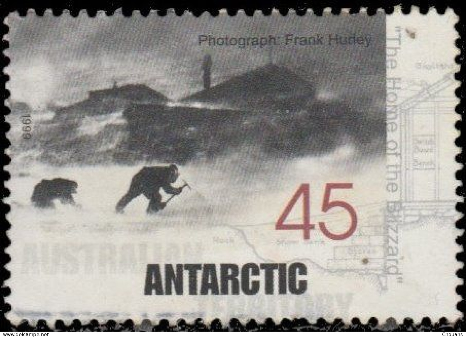 Antarctique Australien 1999. ~ YT 120 - Foyer Du Blizzard - Gebraucht