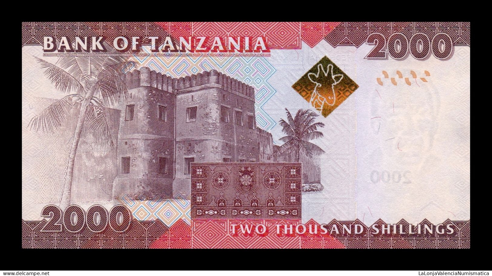 Tanzania 2000 Shillings ND (2020) Pick 42c Sc Unc - Tanzania