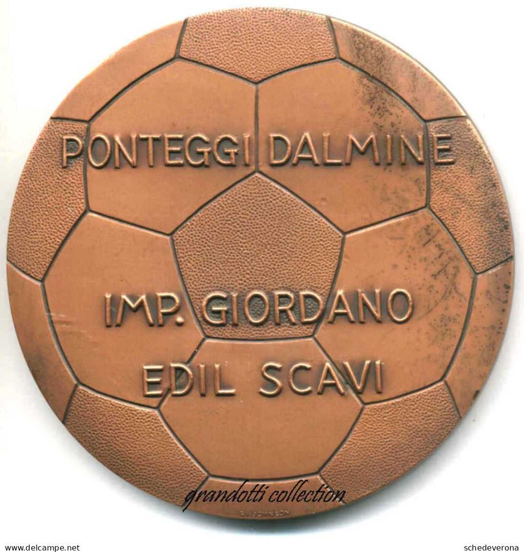 LA FAVORITA STADIO PALERMO MEDAGLIA PONTEGGI DALMINE 1990 - Professionnels/De Société