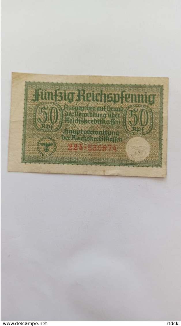 Billet Allemagne 50 Reichspfenning - Andere & Zonder Classificatie