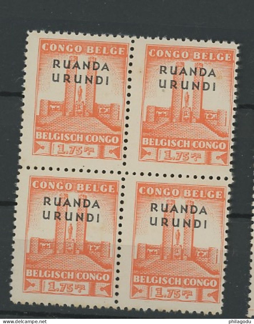 122 **.  Bloc De 4.  Cote 120-€ - Unused Stamps