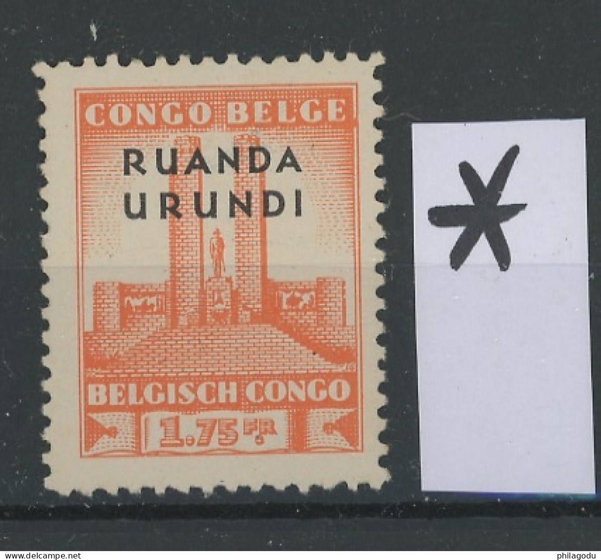 122 *  Charnière Légère. Liche Spoor Van * Cote 10-€ - Unused Stamps