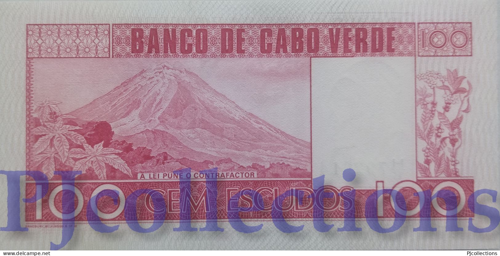 CAPE VERDE 100 ESCUDOS 1977 PICK 54a UNC - Cap Vert