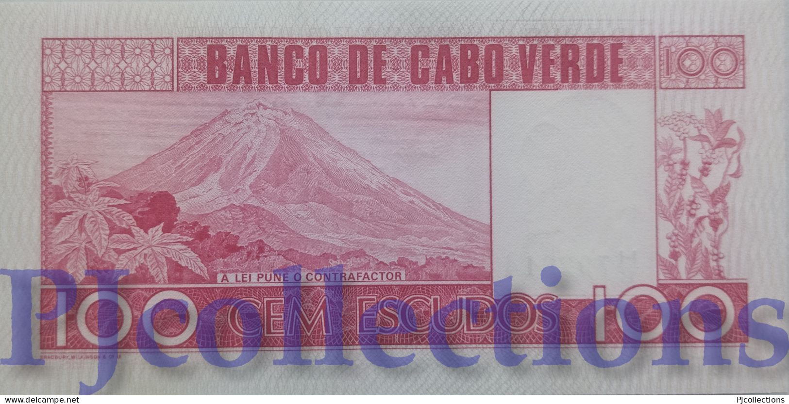 CAPE VERDE 100 ESCUDOS 1977 PICK 54a UNC - Cap Verde