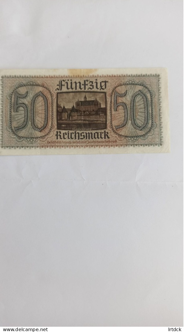 Billet Allemagne 50 Reichsmark  1940 - 50 Reichsmark