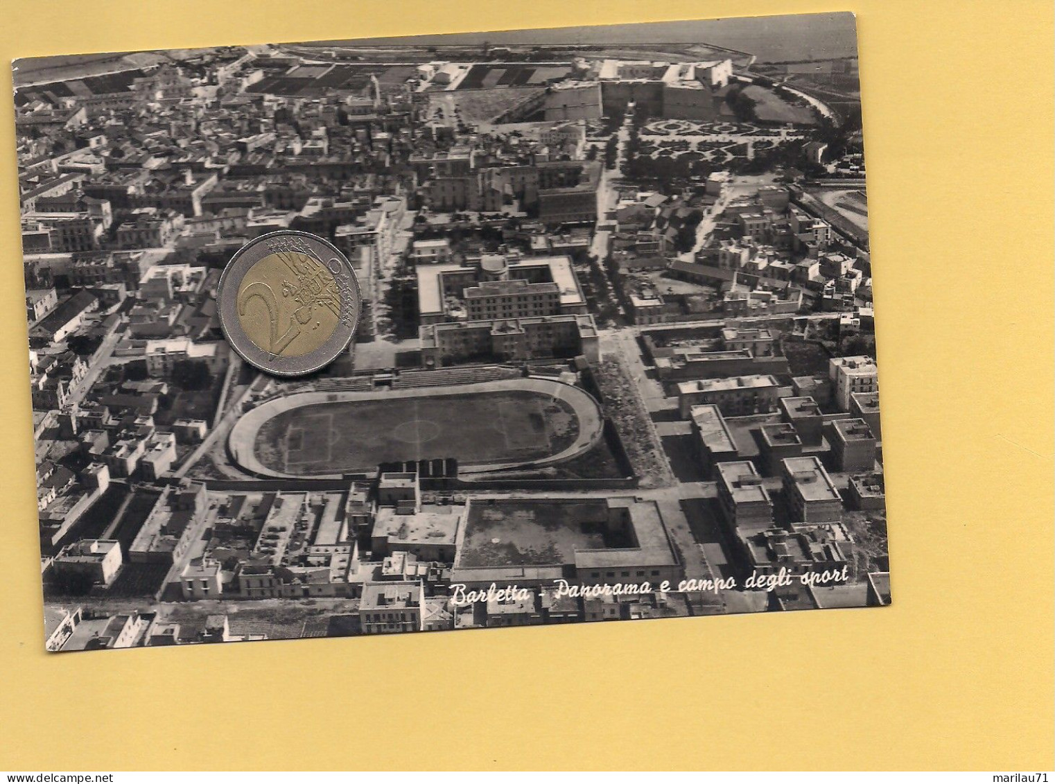 MM2644 Puglia BARLETTA Panorama Campo Sportivo Stadio 1959 Viaggiata - Barletta