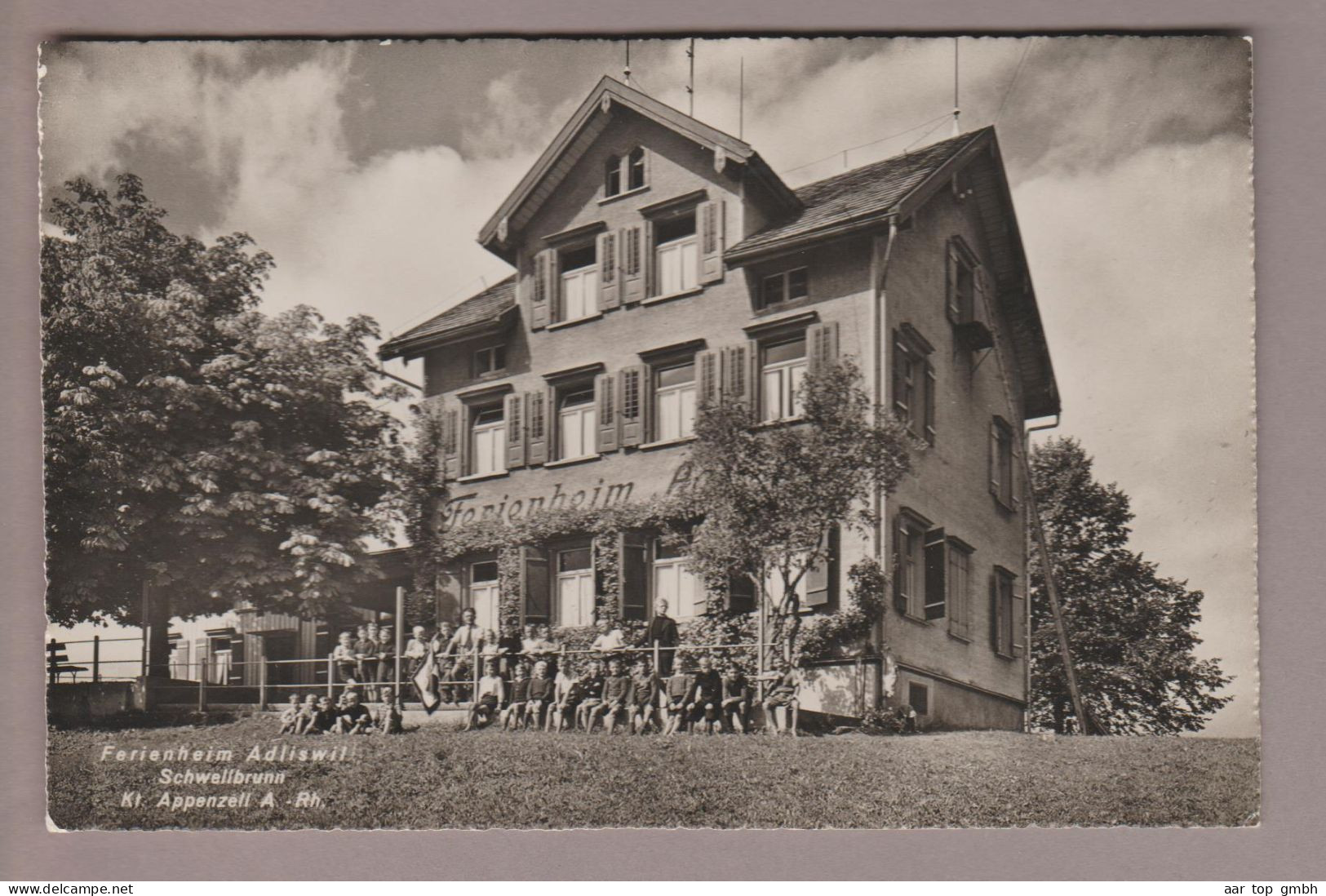 CH AR Schwellbrunn 1947-07-08 Foto Ferienhaus Adliswil - Schwellbrunn