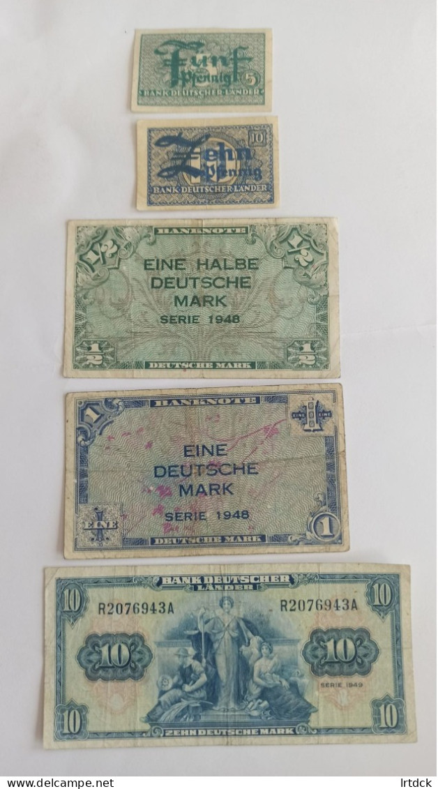 Billets Allemagne Série 1948/49 - Colecciones