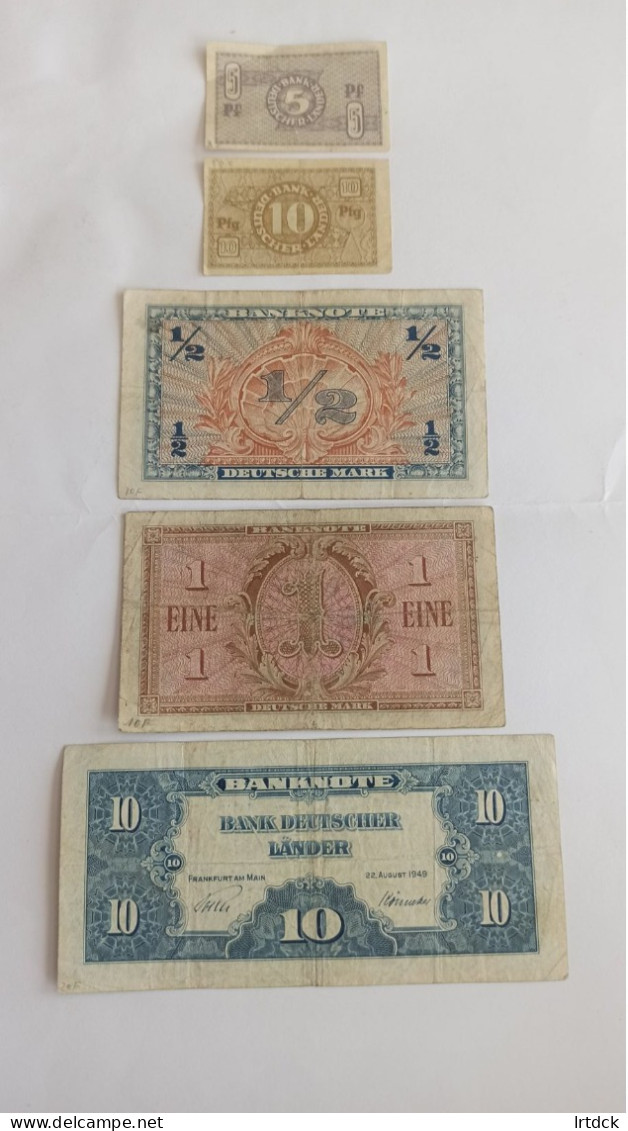 Billets Allemagne Série 1948/49 - Sammlungen