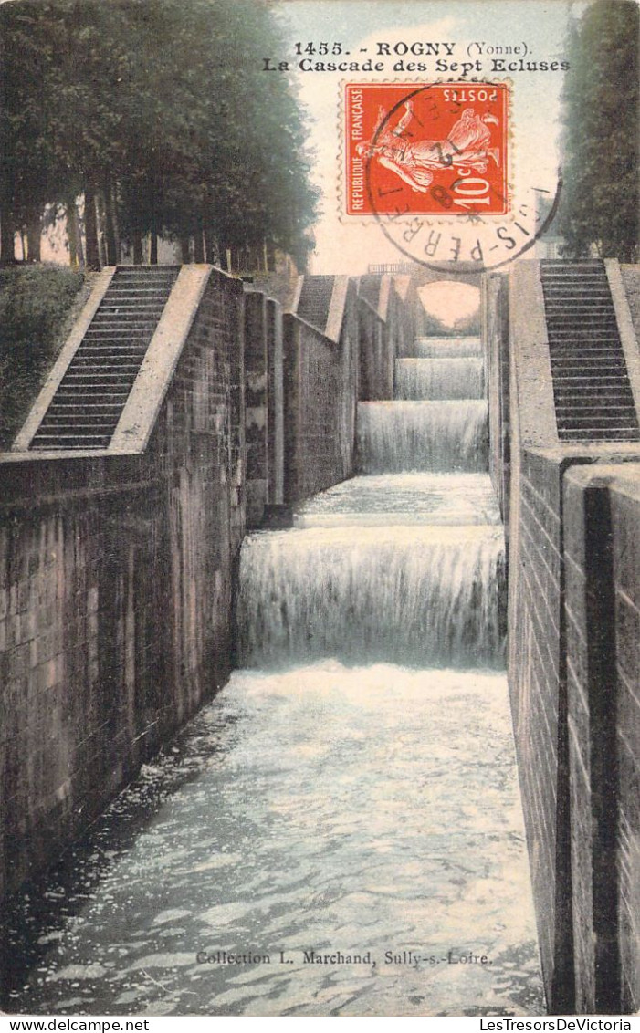 FRANCE - 89 - ROGNY - La Cascade Des Sept Ecluses - Collection L Marchand - Carte Postale Ancienne - Andere & Zonder Classificatie