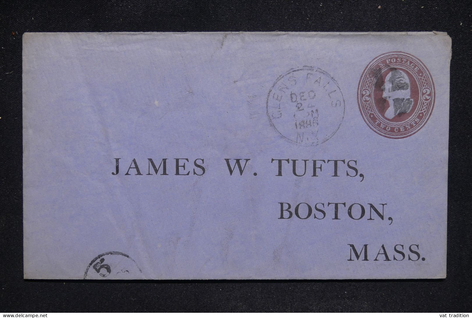 ETATS UNIS - Entier Postal De Glens Falls Pour Boston En 188.. - L 142980 - ...-1900